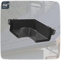 Внутренний угол 90° графит RQ135 LW090 водосток Galeco PVC²