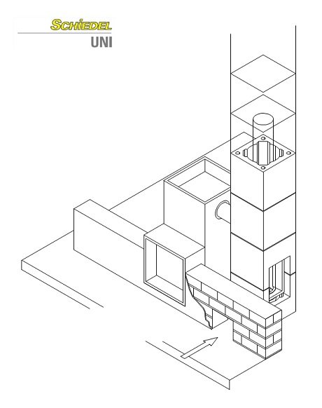 Комплект основания дымохода Schiedel UNI 14 и UNI 16 для подключения банных печей и печей-каминов - фотоинструкции, картинки по применению