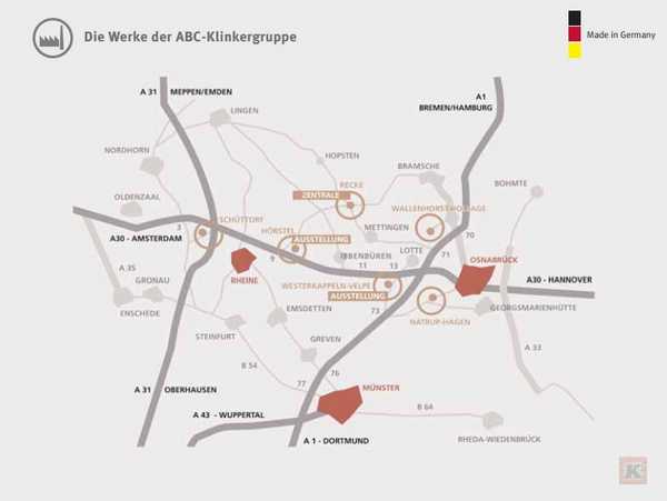 Посмотрите История компании ABC Klinkergruppe Германия - интресные сведения о материале